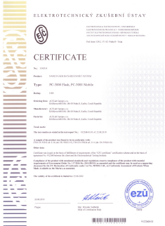 EKO-KOM Certificate for PC-3000
